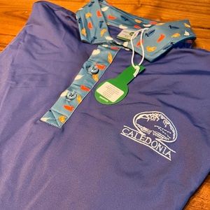 REP18 premium golf polo for Caledonia Golf and Fish Club in Pawleys Island, SC.